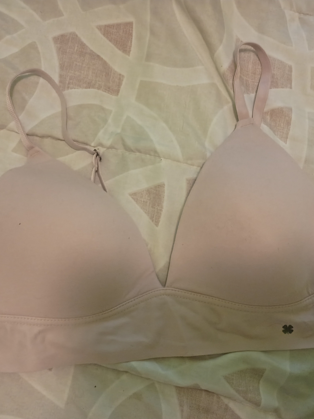 Lucky Brand Light Pink Seamless Bralette